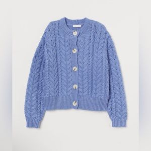 H&M chunky cable-knit cardigan